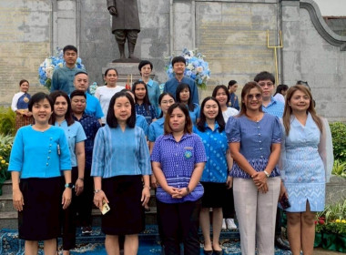 เข้าร่วมพิธีวางพวงมาลัยสองชายร่วมกับหัวหน้าส่วนราชการในสังกัดกระทรวงเกษตรและสหกรณ์ ... พารามิเตอร์รูปภาพ 6