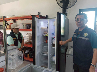 ลงพื้นที่ร่วมกับคณะทำงานออกตรวจร้านอาหาร ... พารามิเตอร์รูปภาพ 1