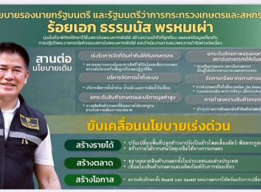 เข้าร่วมรับฟังการประชุมมอบนโยบายขับเคลื่อนงานกระทรวงเกษตรและสหกรณ์ ประจำปีงบประมาณ 2569 ผ่าน Facebook Live กระทรวงเกษตรและสหกรณ์ ... พารามิเตอร์รูปภาพ 11
