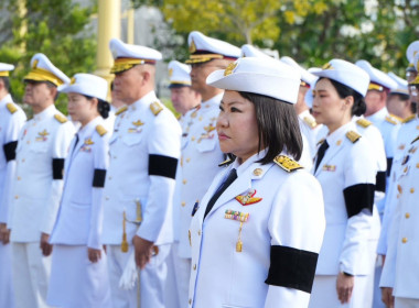 เข้าร่วมพิธีเจริญพระพุทธมนต์และทำบุญตักบาตร ... พารามิเตอร์รูปภาพ 6