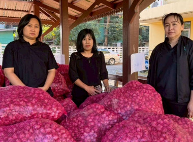 กิจกรรมการบริหารจัดการผลผลิตหัวหอมแดงของจังหวัดศรีสะเกษออกนอกแหล่งผลิต เพื่อแก้ไขปัญหาราคาผลผลิตตกต่ำและล้นตลาด โดยได้ประสานขอความร่วมมือเชื่อมโยงเครือข่ายกับสหกรณ์/กลุ่มเกษตรกร หน่วยงานราชการ ประชาชนในพื้นที่จังหวัดฉะเชิงเทรา กระจายผลผลิตหัวหอมแดง ... พารามิเตอร์รูปภาพ 4