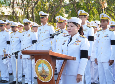 พิธีวางพานพุ่มดอกไม้สดถวายราชสักการะ ... พารามิเตอร์รูปภาพ 7