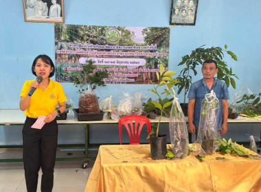 โครงการฝึกอบรมส่งเสริมและพัฒนาอาชีพการเกษตรที่เหมาะสมกับพื้นที่ ภายใต้โครงการจัดที่ดินทำกินให้ชุมชนตามนโยบายรัฐบาล (คทช.) ปีงบประมาณ พ.ศ.2567 รุ่นที่ 2 มีการให้ความรู้เกี่ยวกับการปลูกมะนาวและขยายพันธุ์พืช ... พารามิเตอร์รูปภาพ 4