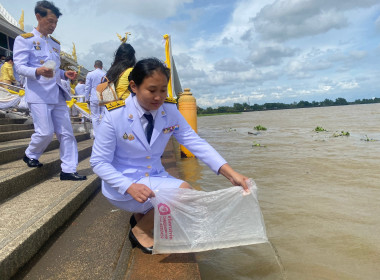 เข้าร่วมพิธีเจริญพระพุทธมนต์ และพิธีไถ่ชีวิตโค - กระบือ ... พารามิเตอร์รูปภาพ 6